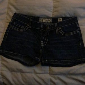 BKE Starlite jean shorts
